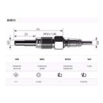 SVAC OCTAVIA 1.9 TDİ COOLING WATER (ISITMA) BUJİSİ 4'LÜ TAKIM