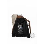 SVART WEAR BMW S1000R Baskılı Oversize Premium Siyah Hoodie Sweatshirt