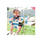 Svava Turkuaz Ahşap Bebek Salıncak Bahçe Salıncağı 9658745898