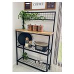 SVEB ATÖLYE Lüks Kahve Köşesi / Mutfak Bangosu / Çok Amaçlı Raf / Metal Kahve Standı / Metal Stand