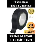 Svein 1 Ad. 20 mt Yalıtım Izole Pvc Elektrik Bandı Su Geçirmez Sızdırmaz Koruma Bant Siyah