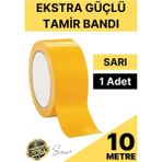 Svein 1 Adet 10 mt Sarı Tamir Takviye Kapatıcı Güçlü Onarım Bandı Su Geçirmez Sızdırmaz Dayanım Çatlak