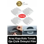 Svein Araba Kapı Kolu Çizilme Koruyucu Şeffaf Film Yapışkanlı Boya Kaldırmaz Zarar Vermez Çizik Koruma