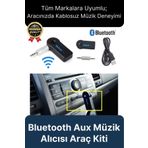 Svein Çok Amaçlı Kablosuz Uyku Modlu 4 Saat Bataryalı Şarjlı Bluetooth Aux Müzik Ses Alıcısı Araç Kiti