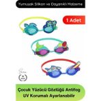 Svein #denizgözlüğü Çocuk Yüzücü Gözlüğü Antifog Uv Korumalı Ayarlanabilir Yüzme Gözlüğü 3 Yaş Üzeri Havuz Deniz Kullanımı Için Dayanıklı Konforlu Tasarım Silikon Kayışlı Su Geçirmez Buğu Önleyici - Çok Renkli - 3+ Yaş