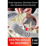 Svein Ekstra Güçlü 2 mt Dış Cephe Su Geçirmez Sakız Bant Sızıntı Çamur Bandı Sızdırmaz 3 Adet