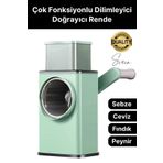 Svein Fonksiyonel Rende Kollu Sebze Doğrayıcı Dilimleyici Mutfak Tambur Peynir Fındık Ceviz Öğütücü