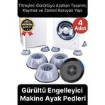 Svein Gürültü Engellen Titreşim Önleyici Vantuzlu Beyaz Eşya Çamaşır Bulaşık Makinası Ayak Pedi Stoper