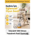 Svein #kedioyuncağı Interaktif 360 Dönen Yapışkanlı Kedi Oyuncağı Peluş Balıklı Yaylı Olta Eğitici Hareketli Kedi Aktivite Oyuncağı Avcılık Egzersiz Aparatı Yapışkan Tabanlı Dayanıklı Pet Oyuncağı - 1 - Çok Renkli