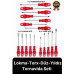 Svein Özel Üretim Dayanıklı Yüksek Kalite Ev İş Tamir Tadilat Lokma Torx Düz Yıldız Tornavida Seti Takımı