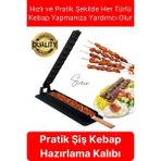 Svein Pratik Kolay Hızlı Adana Urfa Şiş Kebap Yapma Kalıbı Kebapmatik Makinesi Et Hazırlama Aparatı Kutusu