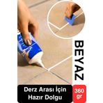 Svein Premium Fayans Arası Beyaz Hazır Derz Dolgu Gaga Uç Tüp Mermer Mutfak Banyo Zemin Duvar Onarıcı