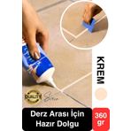 Svein Premium Fayans Arası Krem Hazır Derz Dolgu Gaga Uç Tüp Mermer Mutfak Banyo Zemin Duvar Onarıcı