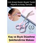 Svein Premium Kadın Kaş Kesme Makası Düzeltici - Beyaz