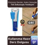 Svein Profesyonel Kolay Kullanıma Hazır Zemin Duvar Onarma Gaga Uçlu Tüp Fayans Arası Derz Dolgu Gri