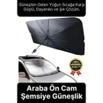 Svein UV Geçirmez Titanyum Gümüş Kaplama Araba Ön Cam Şemsiye Güneşlik Tüm Araçlar İçin Dayanıklı Tasarım - Çok Renkli
