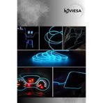 Sviesa Araç Içi Torpido Ledi Şerit Led Ip Led Neon Buz Mavi (Ice Blue) 2 Metre