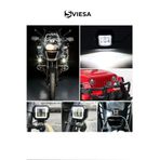 Sviesa Motosiklet Sis Farı 2 Adet Angel Beyaz Renk