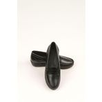 SVMSHOES, Siyah Şık Anne Ayakkabısı /%100 Deri/Tam Ortopedik Tabanlı/Günlük Kullanım/Hafif topuklu Siyah-37