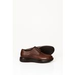 SVMSHOES%100 Deri Kahverengi Erkek Klasik Ayakkabı, Şık Damat Ayakkabısı, Bağcıklı Deri Erkek Kundura Kahverengi-40