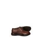 SVMSHOES%100 Deri Kahverengi Erkek Klasik Ayakkabı, Şık Damat Ayakkabısı, Bağcıklı Deri Erkek Kundura Kahverengi-44