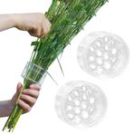 SVOCK 2 Adet İç Mekan Bitki Standı, Şeffaf Buket Twister, Saksı Spiral Çiçek Sapı Standı, Plastik Bitki Tutucu Halka Çiçek Kompozisyon