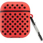 Svoria Store Apple Airpods 3 (3.nesil) Spor Delikli Kılıf - Kırmızı-Siyah