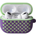 Svoria Store Apple Airpods Pro 2 (2.nesil) Spor Delikli Kılıf - Lila-Yeşil