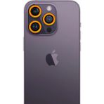 Svoria Store Apple Iphone 12 Pro Neon Fosforlu Kamera Lens - Sarı