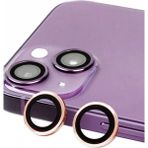 Svoria Store Apple Iphone 13 Raze Metal Kamera Lens - Pembe