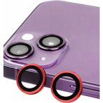 Svoria Store Apple Iphone 14 Plus Raze Metal Kamera Lens - Kırmızı