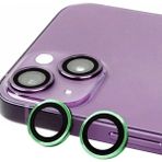 Svoria Store Apple Iphone 15 Plus Raze Metal Kamera Lens - Yeşil