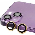 Svoria Store Apple Iphone 15 Raze Metal Kamera Lens - Sarı