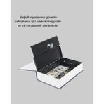 Svoria Store Gizli Kitap Kasa – Metal Gövdeli, Anahtarlı - Çok Renkli