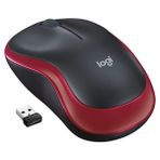 Svoria Store Logitech M185 Kablosuz Kırmızı Mouse - Çok Renkli