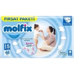 Svoria Store Mey Ithalat® Bebek Bezi Fırsat Paketi 5 Beden 11-18 kg 48 Adet - Renkli