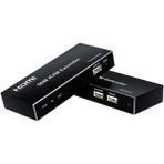 Svoria Store Novacom NVC-KVM60 4K 60 Metre Hdmı+Usb+Ir To Cat6 Kvm Extender - Çok Renkli