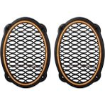 Svoria Store Poke PK-5052 Oval Hoparlör Kapağı Turuncu LED Sabit (2’li Paket) - Çok Renkli