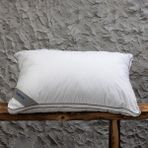 Svärm - Blasigt %100 Pamuk Kumaş Ayarlanabilir Yastık (50X70 CM) - 50 x 70 cm - Beyaz