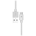 SW-A5 Micro Usb 1m Silver Data + Şarj Kablosu