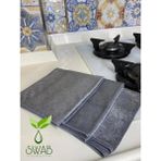 Swab (1 Adet) Gri Mikrofiber Ankastre Ocak Davlumbaz Toz Bezi 40*40