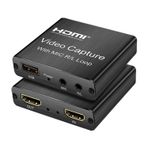 Swallow house Yakalama Kartı, 4K USB2.0 Video Yakalama Kartı USB 2.0 HDMI Video Kapmak Kayıt Kutusu Mic Döngü ile R/L PS4 Oyun DVD Kayıt Canlı Akış