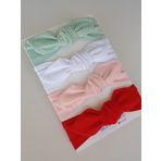 Swan Butik Bebek Bandana Toka seti 4 Lü Saç Bandı