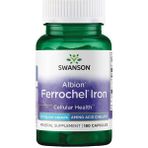 Swanson Albion Iron Chelate Ferrochel 18 mg 180 Kapsül