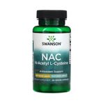 Swanson, NAC, N-Acetyl L-Cysteine, 600 mg, 60 Veggie Capsules