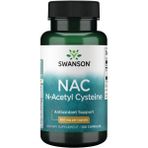 Swanson Premium- Nac (Özelsporcugıdaları) N-Acetyl Cysteine 600MG 100 Capsul.abd Menşei.49. - Aromasız