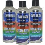 Swanson Sprey Boya ( Mat Siyah - 250ML - 3 Adet )