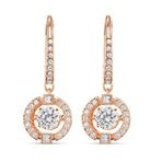 Swarovski 5504753 Sparkling Dc-Pe Drop Czwh-Cry-Ros 2.0 Swarovski Küpe
