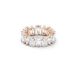 Swarovski 5586163 Vıttore-Rıng Pear Czwh-Ros 2 50 Swarovski Yüzük