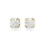 Swarovski 5642595 Constella Stud Beyaz Sarı Altın Rengi Kaplama Küpe